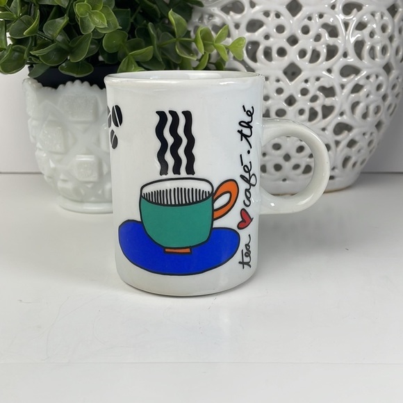 Danesco Mug Coffee Tea Vintage Bright Colours - Picture 9 of 10